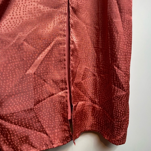 Satin midi slit dress 2x - Picture 5 of 11